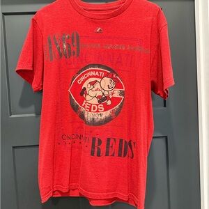 Majestic Red Cincinnati Reds Tee